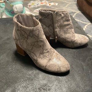 MIA Snake Skin Kyle bootie